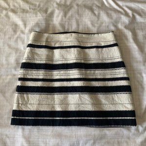 Ann Taylor LOFT striped business skirt